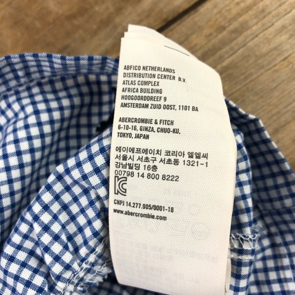 NWT Abercrombie & Fitch gingham peplum tank top, S - Picture 6 of 8